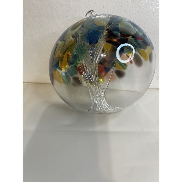 Tree of Life Glass Ball by‎ Gray Art Glass - Picture 2 of 7